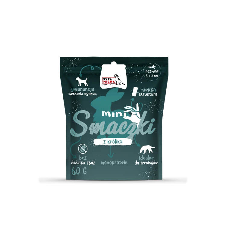Syta Micha mini miękkie smaczki z królikiem 60 g