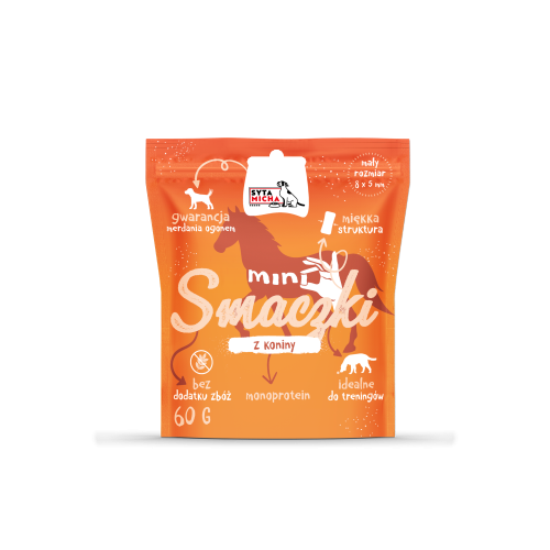 Syta Micha mini miękkie smaczki z koniną 60 g