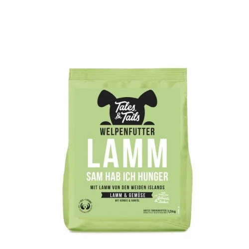 Tales & Tails Junior jagnięcina 1,5 kg – karma półwilgotna