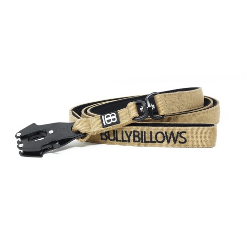 BullyBillows Swivel Combat Lead – smycz beżowa, długość 140 cm