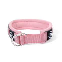 4cm RR Collar Soft Padded & Reflective BULLYBILLOWS obroża półzaciskowa dla psa różowa