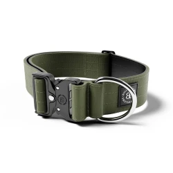 5cm Combat® Collar BULLYBILLOWS obroża dla psa z klamrą khaki