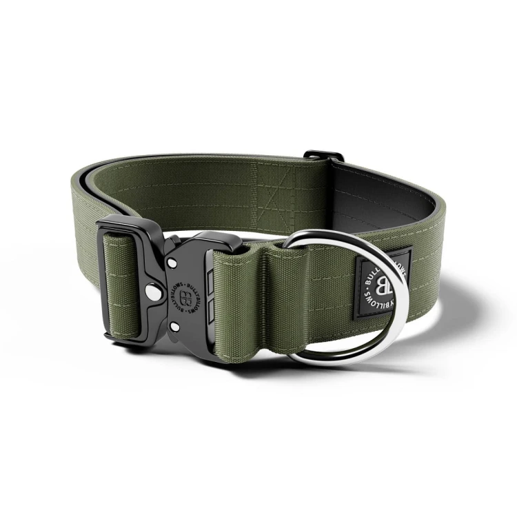 BullyBillows Combat 5 cm khaki – obroża bez uchwytu