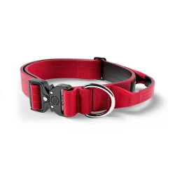 4cm Combat® Collar With Handle BULLYBILLOWS obroża dla psa z uchwytem czerwona
