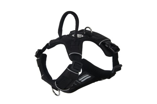 BullyBillows Lightweight Air – czarne szelki z uchwytem