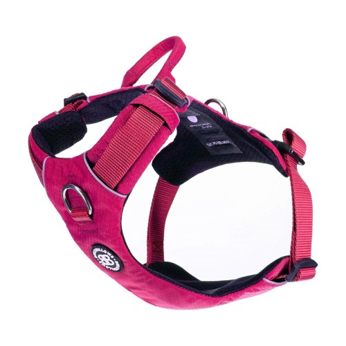 BullyBillows Lightweight Air – szelki z uchwytem Carmin Rose