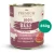 Puszka Pokusa Premium Selection 100% Beef z bordową etykietą i zielonym oznaczeniem 850 g