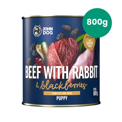 John Dog Berry Line wołowina z królikiem i jeżynami 800 g