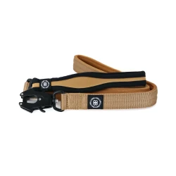RR Nylon Combat Lead BULLYBILLOWS smycz bojowa z miękkim uchwytem dla psa 120cm beżowa