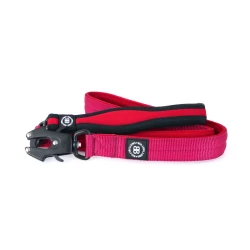 RR Nylon Combat Lead BULLYBILLOWS smycz bojowa z miękkim uchwytem dla psa 120cm czerwona
