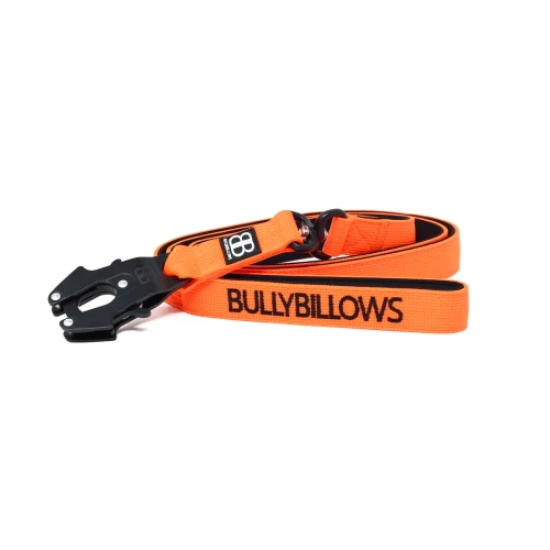 BullyBillows Swivel Combat Lead – smycz pomarańczowa, długość 140 cm