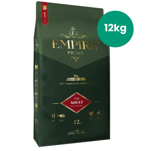 Empire Prime Adult S/M jagnięcina 12 kg – karma sucha