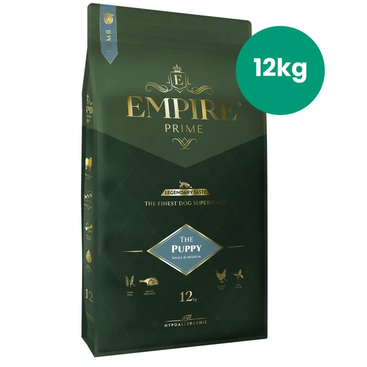 Empire Prime Puppy S/M jagnięcina 12 kg – karma sucha