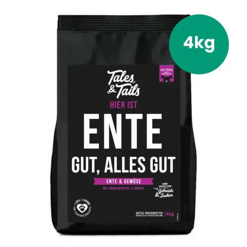 Tales & Tails kaczka 4 kg – karma półwilgotna dla psa