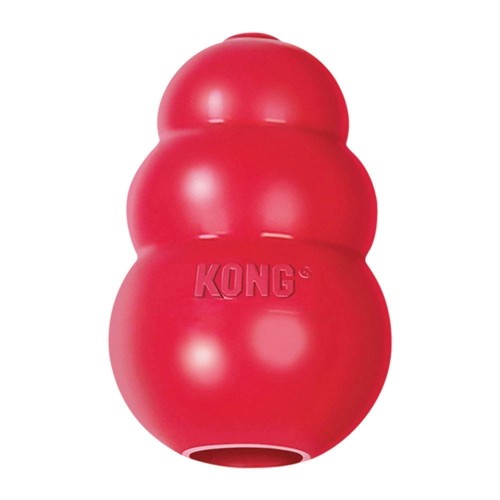 KONG Classic – czerwona gumowa zabawka dla psa