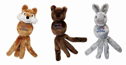 KONG Wubba Friends – pluszowe zabawki dla psa, trzy warianty