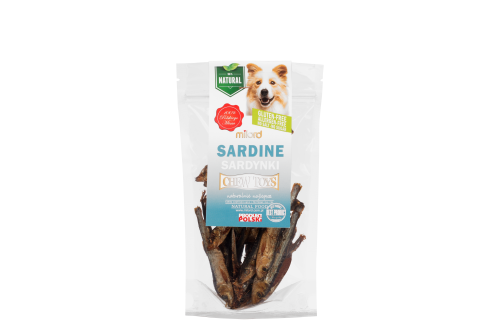 Milord sardynki 80 g – suszone ryby dla psa
