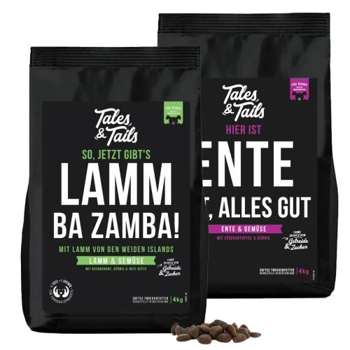 Tales & Tails 8 kg – zestaw jagnięcina i kaczka