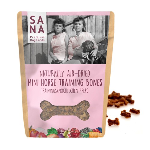 SANADOG Mini Bones konina 100 g – kosteczki treningowe