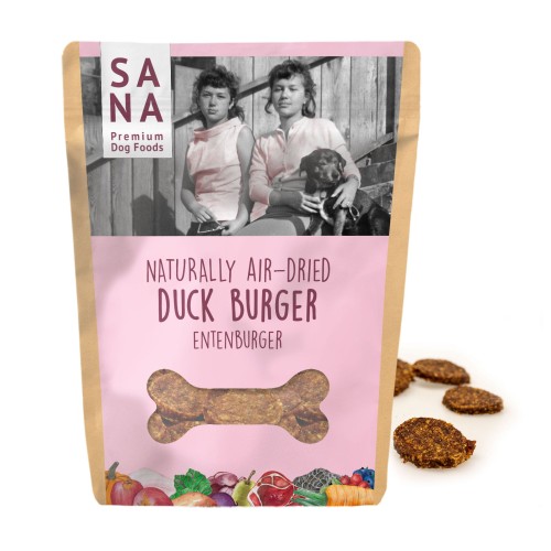 SANADOG burgery kaczka 100 g – przysmaki dla psa