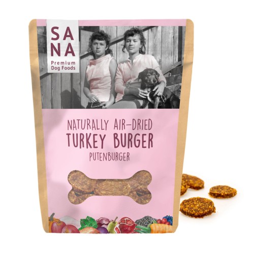 SANADOG burgery indyk 100 g – przysmaki dla psa