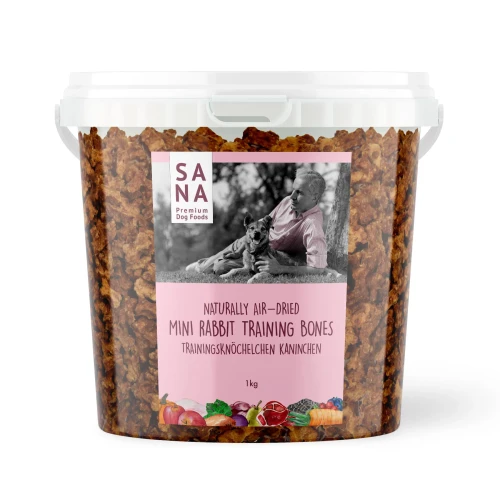 SANADOG Mini Bones królik 1 kg – kosteczki treningowe