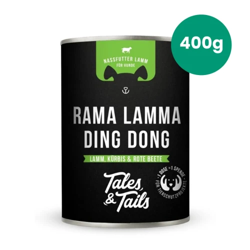 Tales & Tails jagnięcina 400 g – puszka mokrej karmy dla psa