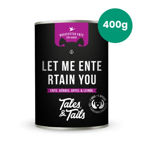Tales & Tails kaczka 400 g – karma mokra dla psa