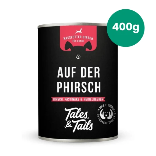 Tales & Tails jeleń 400 g – karma mokra dla psa