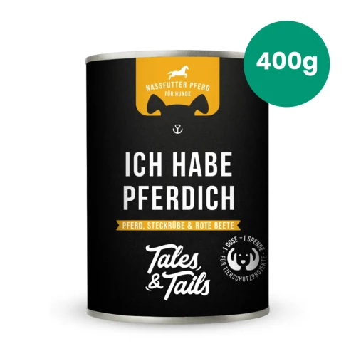 Tales & Tails konina 400 g – karma mokra dla psa