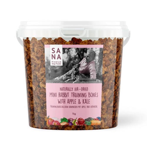SANADOG Mini Bones królik z jabłkiem i jarmużem 1 kg