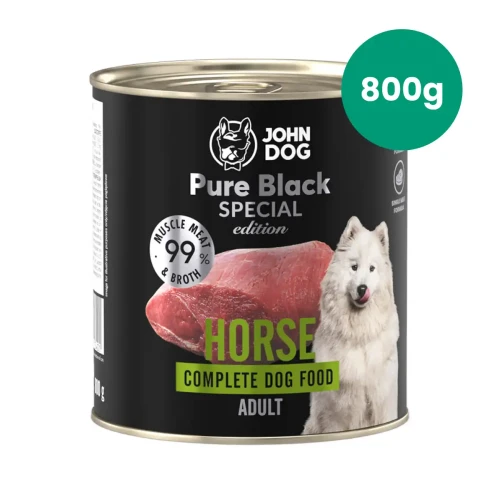 John Dog Pure Black Special Edition konina 800 g – puszka