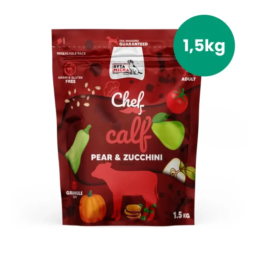 Syta Micha Chef cielęcina 1,5 kg – opakowanie karmy