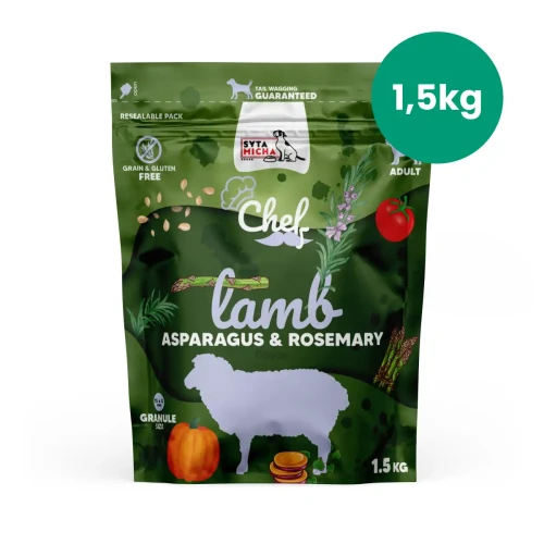 Syta Micha Chef jagnięcina 1,5 kg – sucha karma w torbie