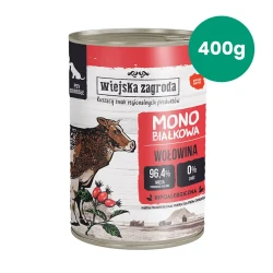 Wołowina 400g Wiejska Zagroda karma mokra monobiałkowa dla psa