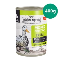 Kaczka 400g Wiejska Zagroda karma mokra monobiałkowa dla psa