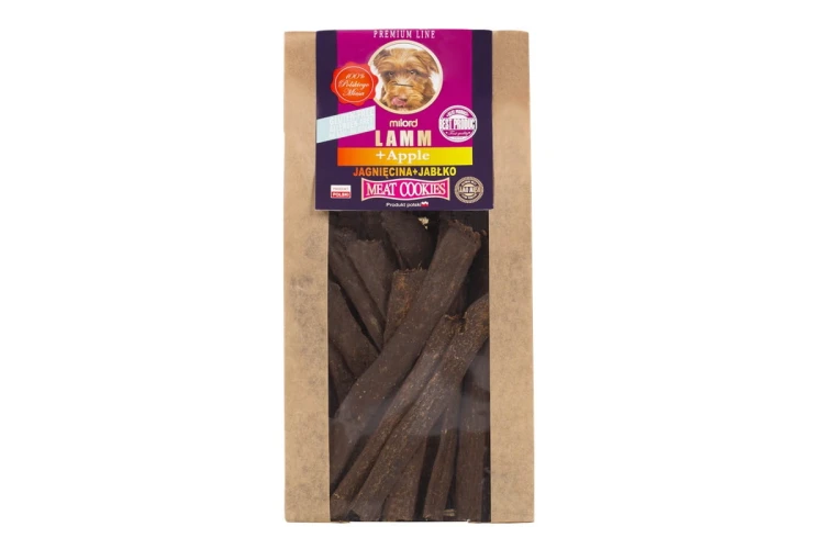 Milord jagnięcina z jabłkiem 80 g – torebka ciasteczek