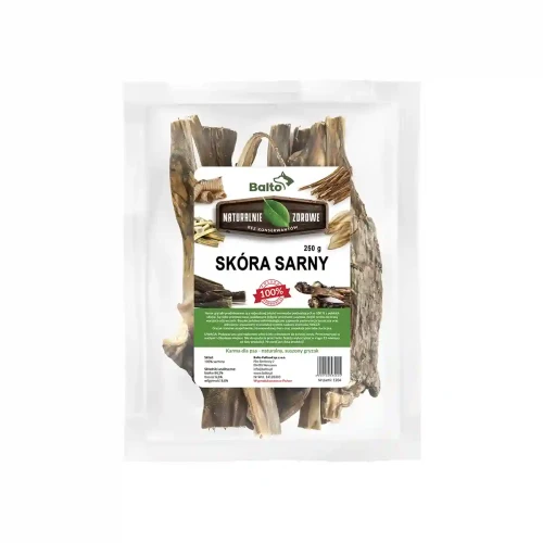 Balto skóra sarny 250 g – odcinki długości 15 cm