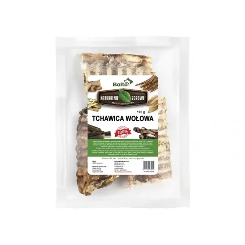Balto tchawica wołowa 100 g – suszone gryzaki