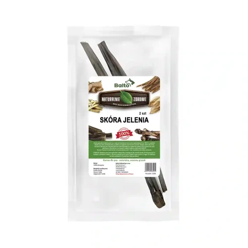 Balto skóra jelenia – 2 odcinki długości 55 cm