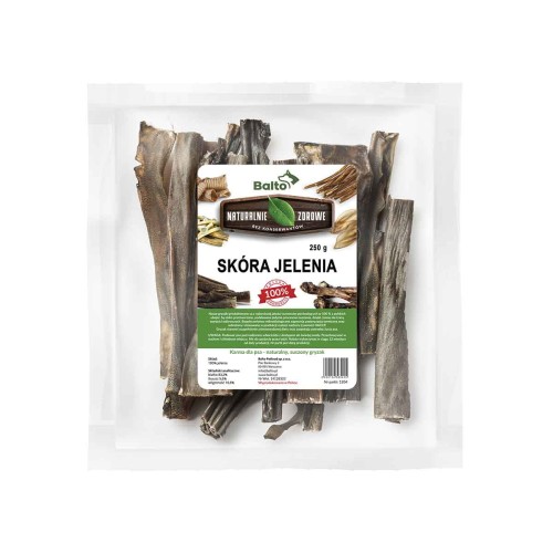 Balto skóra jelenia 250 g – odcinki długości 15 cm