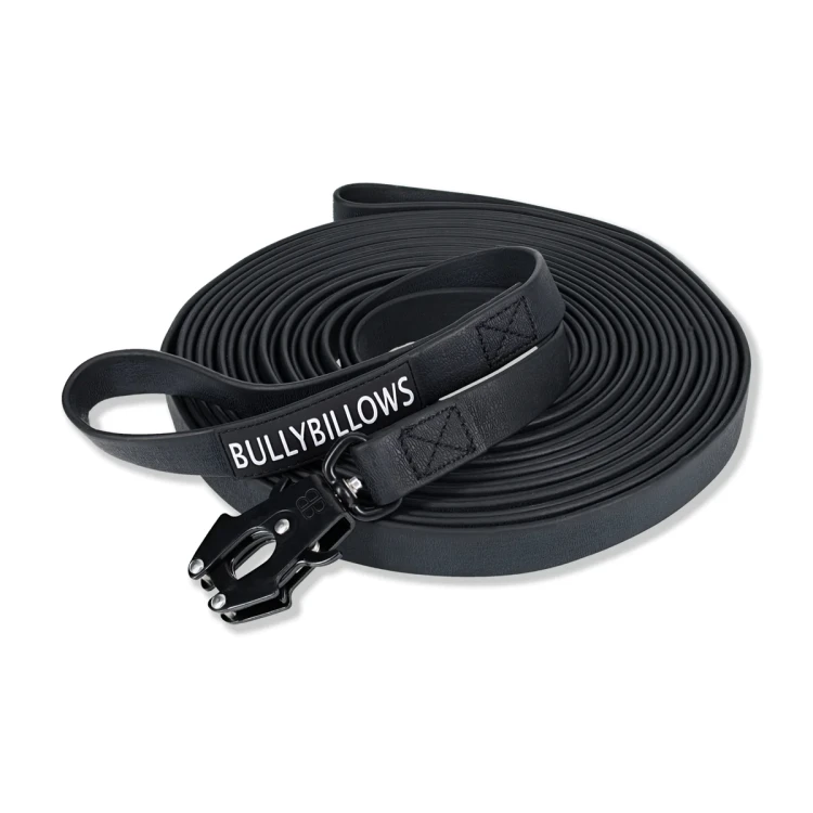 BullyBillows Billowthane Recall Lead 10 m – linka Matte Black