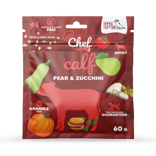 Syta Micha Chef cielęcina – próbka suchej karmy 60 g