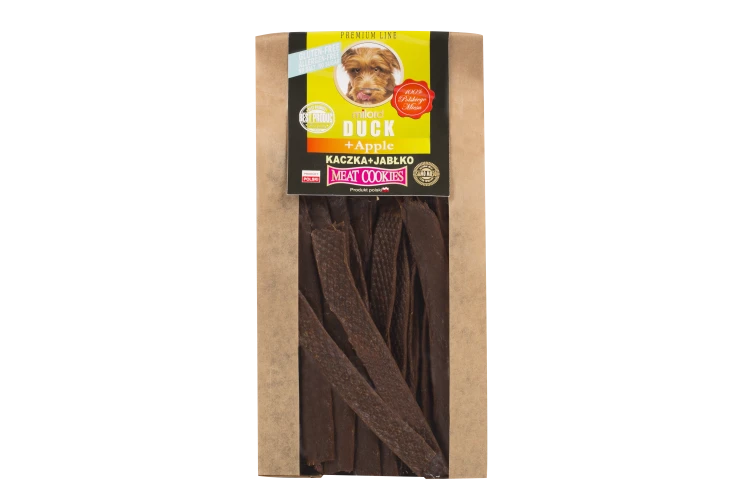 Milord kaczka z jabłkiem 80 g – opakowanie ciasteczek dla psa