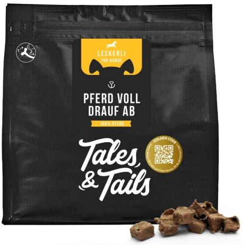 Tales & Tails Pferd konina 250 g – torebka i przysmaki