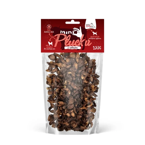 Syta Micha Mini Płucka wołowe 100 g – opakowanie