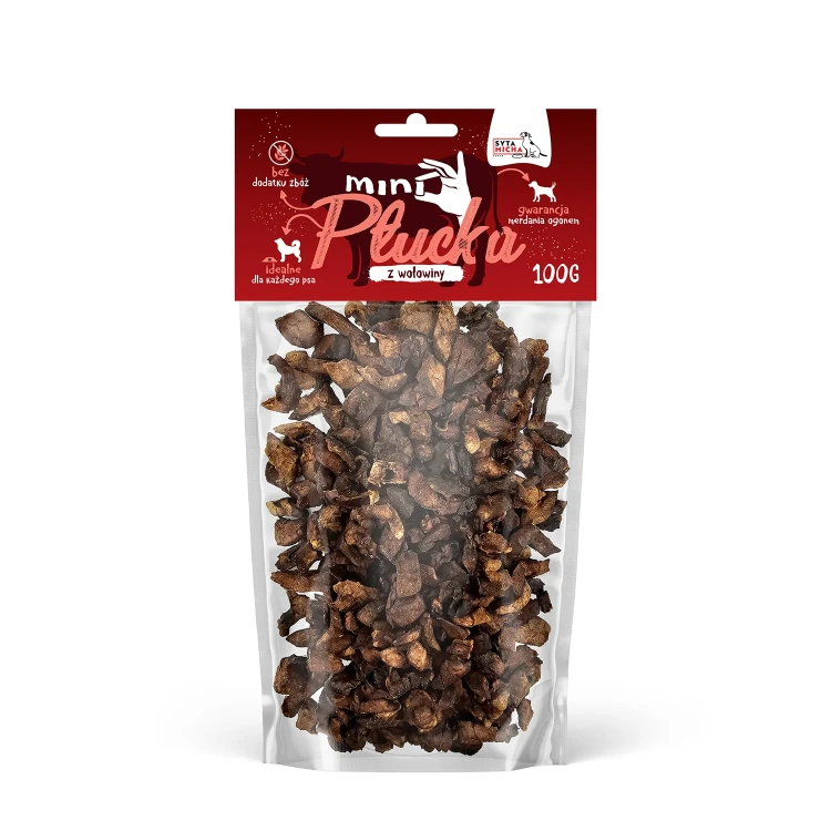 Syta Micha Mini Płucka wołowe 100 g – opakowanie