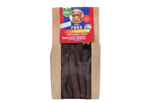 Milord wieprzowina z jabłkiem 80 g – opakowanie ciasteczek dla psa