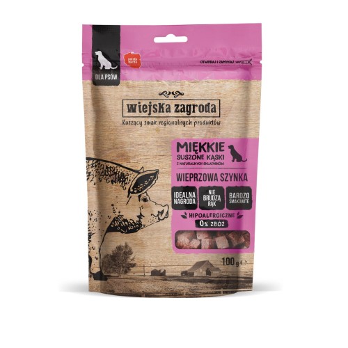 Wiejska Zagroda wieprzowa szynka 100 g – miękkie przysmaki