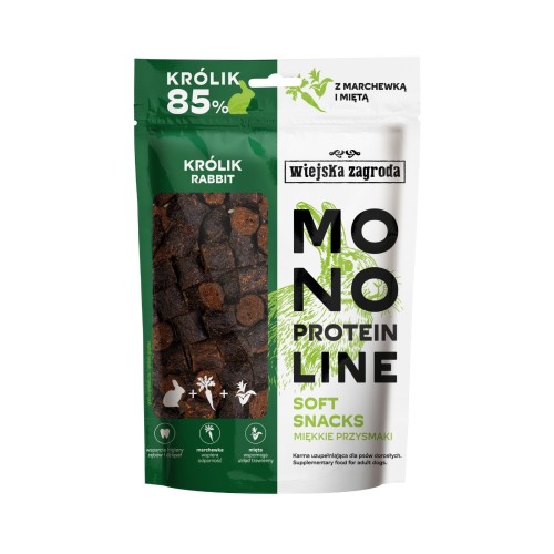 Wiejska Zagroda królik 115 g – opakowanie przysmaków Mono Protein
